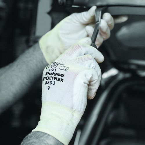 Polyflex® White Gloves (255510)